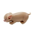 thumbnail image 2 of Cerdo de silicona realista en miniatura, artesanía creativa, lindo modelo de cerdo, juguete para fiesta, interior, oficina, escritorio, chimenea., 2 of 9