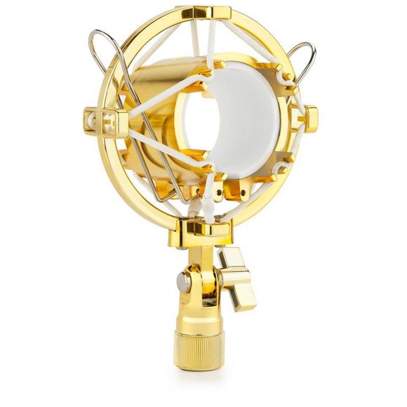 PSM8S - MICRPHONE SHOCK HOLDER GOLD FOR 44-47MM MIC