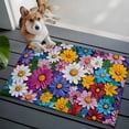 thumbnail image 4 of Colorful Spring Floral Large Area Rugs for Bedroom Living Room, Soft Non Slip Carpet Bedside Rug, Modern Oil Painting Flowers Rectangular Floor Cover Kitchen Accent Rug 2'x3' for Dining Room/Office, 4 of 9
