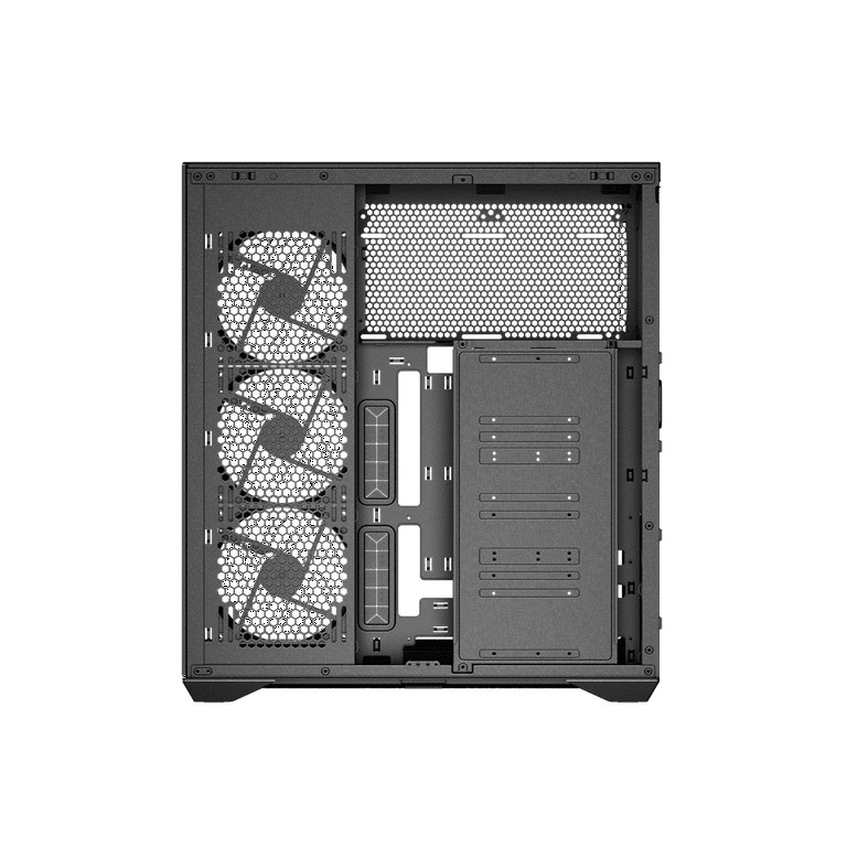 SAMA V Cool Black Steel / Tempered Glass USB3.0/Type C ATX