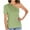 Green, variant on RQYYD One Shoulder Tops for Women's Summer Short Sleeve Tee Shirts Casual Solid Color Pullover Tee Blouse(Green,XL)