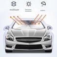 thumbnail image 2 of Foldable Car Windshield Sunshade Umbrella Front Window Heat Insulation Protection Visor Cover Sun Shade for Most Cars SUV Auto, 2 of 5