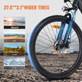thumbnail image 4 of Actbest Core Electric Bike for Adults, 27.5" Step Thru Electric Bicycle, Peak 750W Brushless Motor, 48V Removable Battery, up to 20MPH Cruiser Ebike with 7-Speed (Black), 4 of 9