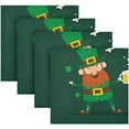 thumbnail image 5 of Dreamtimes St Patrick's Day Clover Cloth Napkins Set of 6, Oversized Washable Reusable Polyester Dinner Table Napkins for Family, Restaurant, Party Decor, 20 x 20 Inch, 5 of 7