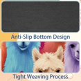 thumbnail image 4 of Alpaca Printed Gaming Mousepad Desk Pad, Square 8.3x9.8 Inch Non-Slip Rubber Bottom Mouse Mat for Office and Gaming, 4 of 6