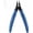 Blue (1 Pack), variant on 5 Inch Micro Wire Cutters, 1 Pack Precision Flush Cutters, Sharp Zip Tie Cutter, Small Flush Cut Pliers for Crafting, Floral, 3D Print, Jewelry Making, Plastic Models, Electronics, Blue