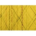 thumbnail image 1 of Ahgly Company Machine Washable Indoor Rectangle Abstract Yellow Modern Area Rugs, 6' x 9', 1 of 4