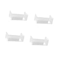 thumbnail image 2 of Estante de almacenamiento de escritorio con soporte de exhibición transparente de 4 piezas, estante de almacenamiento único para decoración del hogar, Corto ancho, 2 of 7