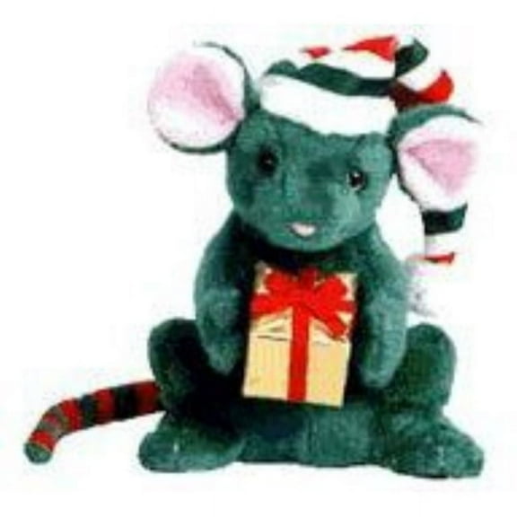 Ty Beanie Babies Tidings the Mouse Ty Store Exclusive Christmas Plush 2003