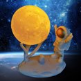 thumbnail image 3 of Astronauta Nocturna Recargable Astronauta Adornos Atenuación Continua (L), 3 of 6