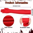 thumbnail image 2 of Guantes Largos De Satén Para Mujer De Moda Accesorios, 2 of 5