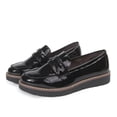 thumbnail image 2 of Dazzher Women's Classic Penny Loafers Round Toe Platform Slip On Shoes for Casual Daily Wear, 2 of 7