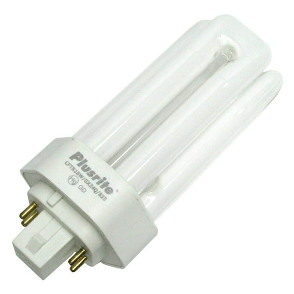 Plusrite 04037 - PL18W/3U/4P/835 4037 Triple Tube 4 Pin Base Compact Fluorescent Light Bulb