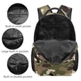 thumbnail image 6 of Jeiento 16 Inch Kids School Backpack for Elementary Boys Woodland Duck Camo Backpack with Multiple Organizer Pockets, Suitable for Casual Travel and Hiking, 6 of 7