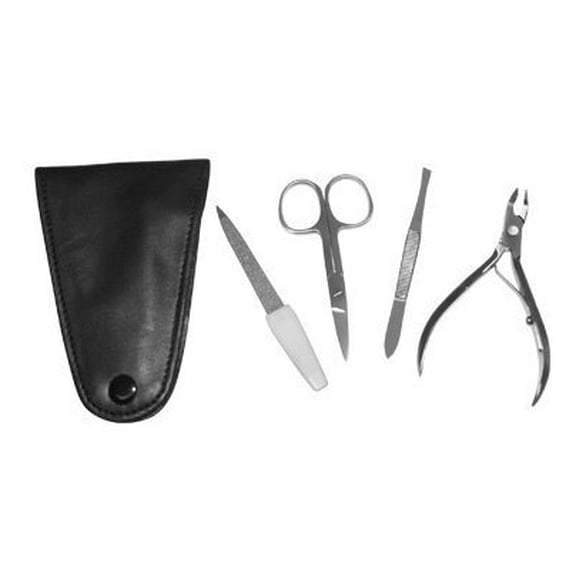 Estuche Manicure (alicata Tijera Lima Pinza Depilación)acero