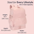thumbnail image 7 of Bentgo 2-in-1 Backpack with Insulated Meal Compartment - Soft Blush, 7 of 7