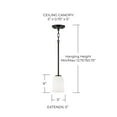 thumbnail image 4 of Capital Lighting 348812MB-542 Lawson 5" Wide Mini Pendant - Black, 4 of 4