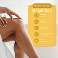 thumbnail image 3 of MOOM Organic Sugar Wax with Tea Tree Oil, 12 oz Jar - Hair Removal for Bikini, Brazilian, Face & Legs - Soft Wax for Sensitive Skin, Wax Beads Alternative For Women & Men (Waxing Strips NOT Included), 3 of 8