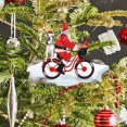 thumbnail image 1 of Fiudx Colgante de Papá Noel, Adorable Cachorro de Acrílico, Adorno Colgante para Árbol de Bicicleta, Accesorio para Oficina y Coche, Diseño de Colores Vibrantes, Ideal para Navidad y Acción de Gracia, 1 of 6
