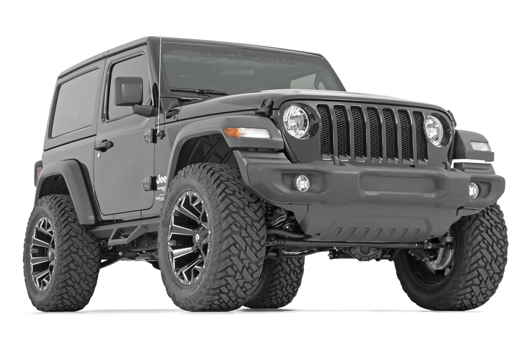 Rough Country 2.5" Lift Kit (fits) 2018-2020 Jeep Wrangler JL | 2DR | N3 Shocks | Coil Spring System | 91330
