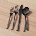 thumbnail image 3 of Better Homes & Gardens River Black Satin 20Pc Flatware Set, 3 of 6