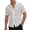 White, variant on Men's Short Sleeve Button Down Shirts Floral Lace Shirt See Through Mesh Camp Collar Hollow Out Sheer Beach Hippie Tops Summer Vacation Party Fashion Clubwear