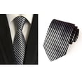 thumbnail image 3 of Corbatas de Diseño Sailing Formal de Negocios Patrón Rayas a Cuadros para Hombre B092, 3 of 5