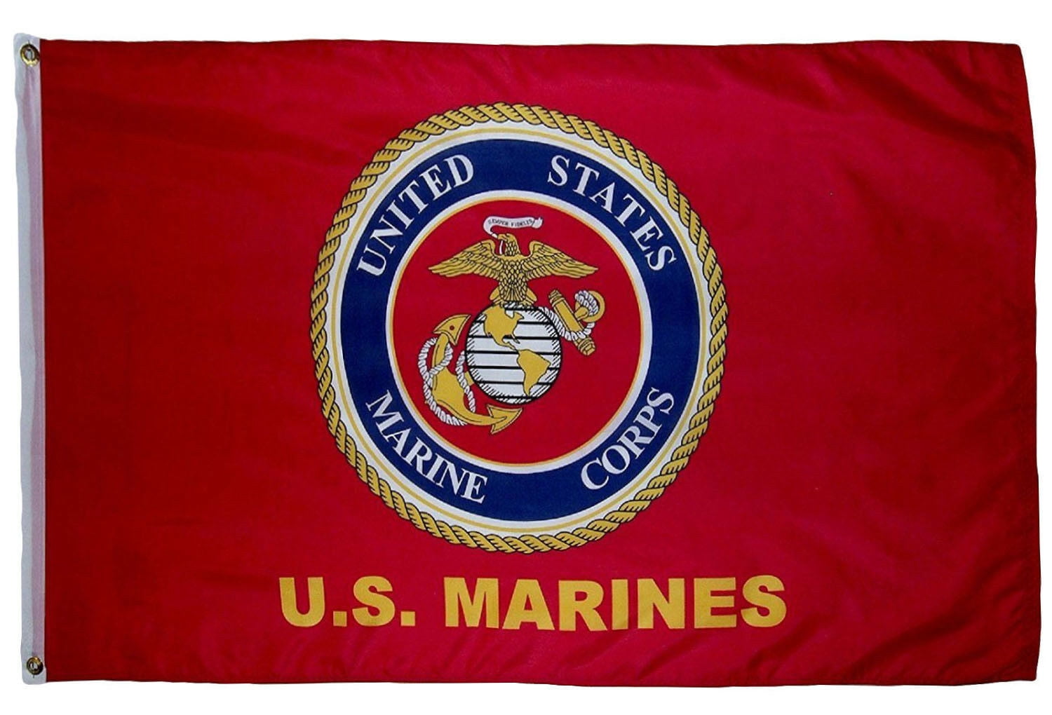 3x5 US USMC Official Logo Marine Marines Corps Flag 3'x5' Banner