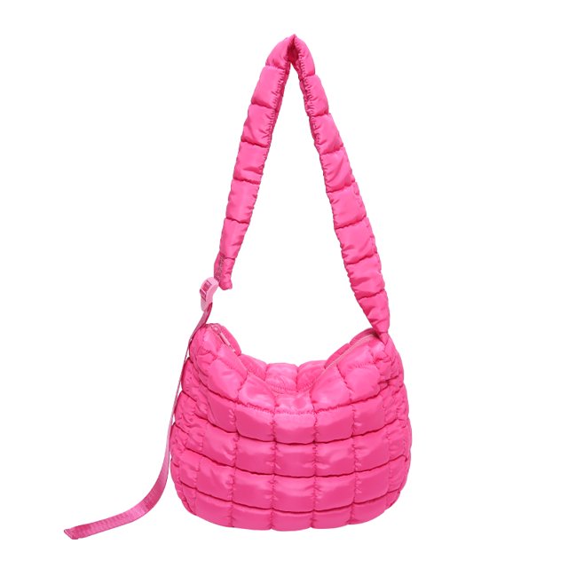 Bolso Bandolera Acolchado para Mujer Con Correa Ajustable