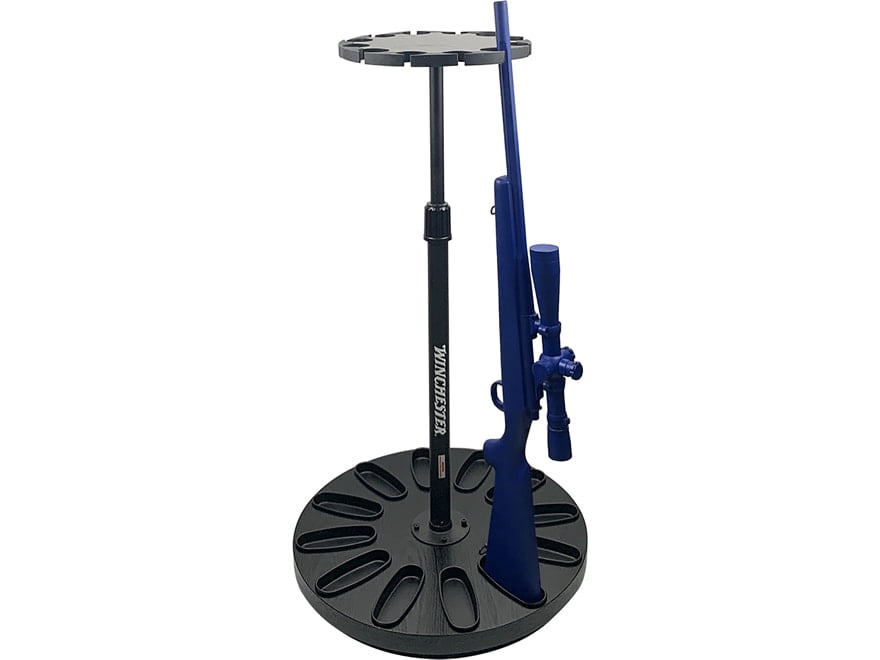 Winchester Run Around Susan 12 Gun Rotating Gun Rack Wood Black