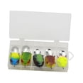 thumbnail image 1 of 5 señuelos de rana para pesca, señuelos blandos para natación, caja de aparejos de superficie, caja de de rana para lubina, salmón, lucioperca, trucha, 1 of 8