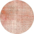thumbnail image 1 of Ahgly Company Indoor Round Traditional Deep Peach Orange Persian Area Rugs, 3' Round, 1 of 6