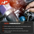 thumbnail image 4 of A-Premium Engine Water Pump Compatible with Jeep Wrangler 2012-2018 Wrangler JK 2018 V6 3.6L, 4 of 9