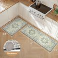 thumbnail image 2 of TEMOGU-Kitchen Mats for Floor 2PCS, Washable Anti Fatigue Mat for Cushioned, 17.3"x47"+17.3"x30", Waterproof Kitchen Rugs, Non Slip Comfort Standing Mat Rug for Home, Sink, Laundry, Light Green, 2 of 4