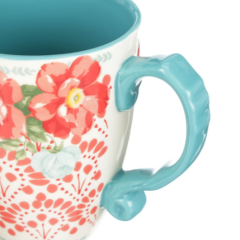 CEDAR HOME Travel Coffee Ceramic Mug Porcelain Latte Tea Cup  With Lid in Box 17oz, Flower Enjoy Life, 2 Pack,Mother's Day Mug: Coffee  Cups & Mugs