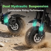 ZonDoo RoadHitter Hyper Electric Scooters Adults 10000W Dual Motors 68MPH 70Miles Long Range All Terrain Escooter with Seat