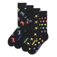 thumbnail image 2 of Happy Socks 4 Pack Unisex Socks, Gift Box, Mixed Colours Gamer 36-40 (Uk 4-7), 2 of 8