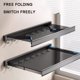thumbnail image 5 of Tendedero retráctil de pared para baño y balcón | Perchero plegable de aluminio con ventosas para ropa y toallas | Organizador de ropa que ahorra espacio para calcetines, zapatos y accesorios, 5 of 5