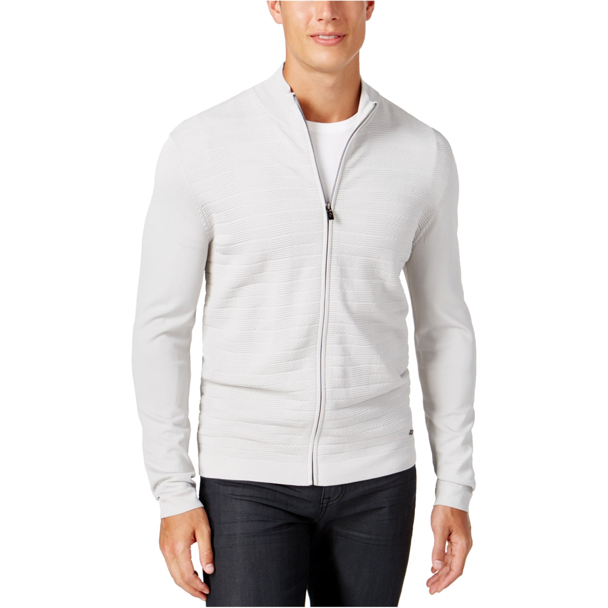 mens quilted cardigan