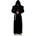 thumbnail image 4 of Underwraps Mens Black Monk Robe Costume - Size XX Large, 4 of 5