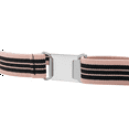 thumbnail image 5 of Buyless Fashion Kids Toddlers Baby Adjustable Elastic Stretch Belt with Silver Buckle - 5101-Beige-Black-Stripe, 5 of 8