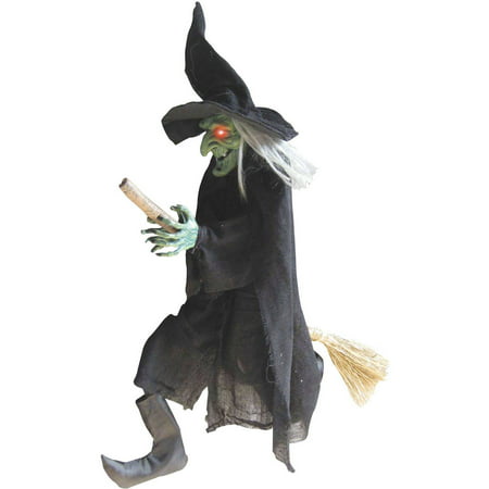 36 inch Hanging Animated Witch