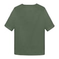 thumbnail image 5 of Cotton Linen T Shirts for Man Short Sleeve Lightweight Breathable V Neck Relaxed Fit Casual Tshirts Mens Tees, 5 of 6