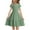 B130 Green girls clothes clearance under $5, variant on Girls Clothes under $5! Cagogo Tween Girls Cotton Linen Summer Midi Dresses Short Sleeve Casual Flowy Tiered Dress A-Line Sundress for 4-14 Years