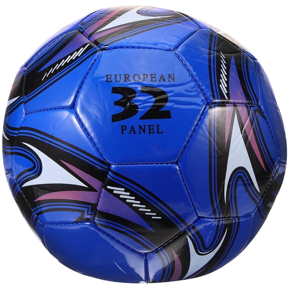 BESTYASH Blue PVC Adult Soccer Ball Size 5 for Outdoor Training Durable High Elasticity Football