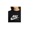 thumbnail image 2 of NIKE Womens Black Cotton Ribbed Logo Graphic Short Sleeve Crew Neck T-Shirt XS, 2 of 2