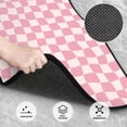 thumbnail image 3 of Yiaed Irregular Plaid Print Carpet Floor Mats for Cars, Auto Accessories Front & Rear Car Floor Mats Car Floor Foot Mat Sets of 4 Pieces, 3 of 7