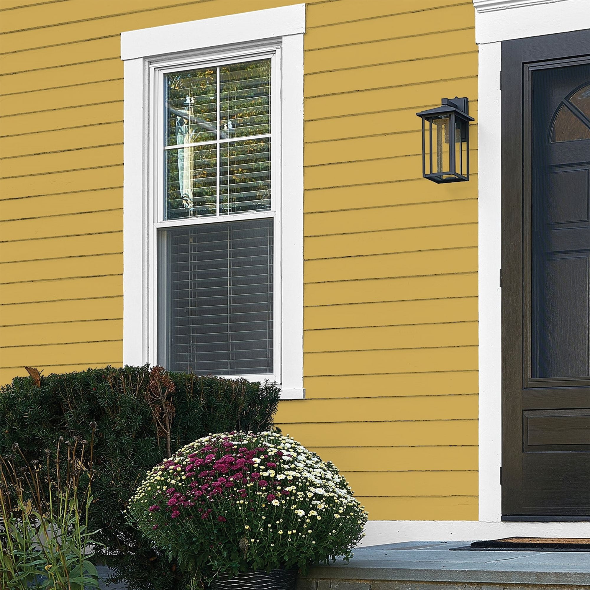 Glidden High Endurance Plus Glorious Gold Flat Exterior Paint and Primer, 1 Gallon