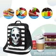thumbnail image 4 of Honeii Watercolor Skull Print Insulated Lunch Bag, Reusable Lunch Box for Adult, Leakproof Cooler Bag for Work Office Travel Picnic, 4 of 7