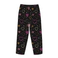 thumbnail image 5 of Haiem Heart and Stars Women's Pajama Pants Ultra Lightweight Pjs Bottoms Sleepwear Bottom Pants With Pocket Drawstring-Medium, 5 of 7